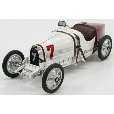 CMC BUGATTI T35 N 7 GP NATIONAL COLOUR PROJECT POLAND 1924 - WHITE RED 1/18