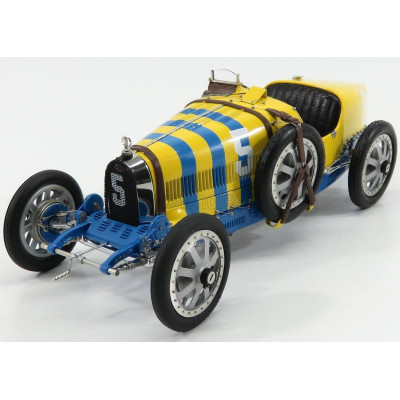 CMC BUGATTI T35 SUEDE N 5 NATION COULOR PROJECT SWEDEN 1924 - YELLOW BLUE 1/18