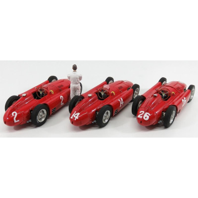 CMC FERRARI SET 3X F1  D50 SHORT NOSE N 14 FRENCH GP 1956 COLLINS - F1  D50 LONG NOSE N 2 GERMAN GP 1956 COLLINS - F1  D50 N 26