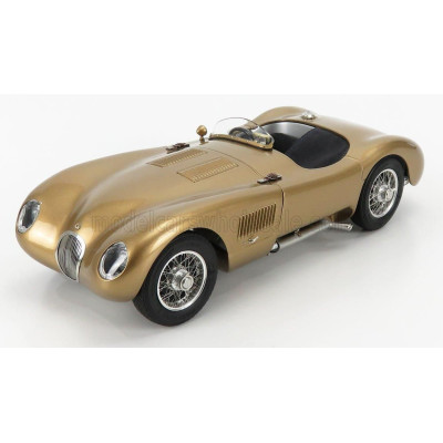 CMC JAGUAR C-TYPE SPIDER 1952 - TECHNO CLASSICA 2020 - GOLD 1/18