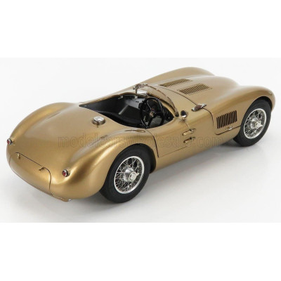 CMC JAGUAR C-TYPE SPIDER 1952 - TECHNO CLASSICA 2020 - GOLD 1/18