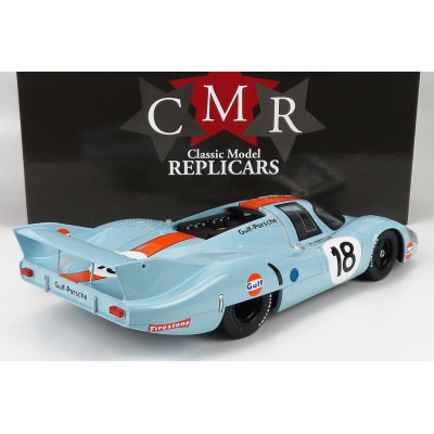 CMR PORSCHE 917LH 4.9L TEAM JOHN WYER AUTOMOTIVE ENGINEERING LTD. N 18 24h LE MANS 1971 P.RODRIGUEZ - J.OLIVER - LIGHT BLUE ORAN