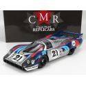 CMR PORSCHE 917LH 4.9L TEAM MARTINI RACING N 21 24h LE MANS 1971 VIC ELFORD - GERARD LARROUSSE - SILVER BLUE 1/12