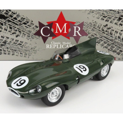 CMR JAGUAR D-TYPE B.S.CUNNINGHAM TEAM N 19 WINNER 12h SEBRING 1955 HAWTHORN - WALTERS - BRITISH RACING GREEN 1/18