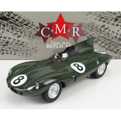 CMR JAGUAR D-TYPE JAGUAR CARS LTD TEAM N 8 24h LE MANS 1955 DON BEAUMAN - NORMAN DEWIS - BRITISH RACING GREEN 1/18