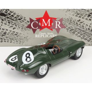 CMR JAGUAR D-TYPE JAGUAR CARS LTD TEAM N 8 24h LE MANS 1955 DON BEAUMAN - NORMAN DEWIS - BRITISH RACING GREEN 1/18