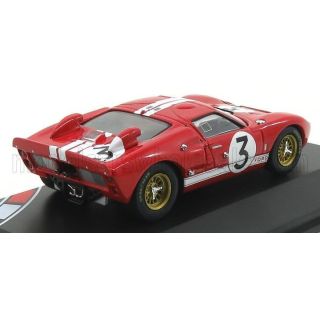 CMR FORD USA GT40 MKII 7.0L V8 TEAM FORD MOTORSPORT N 3 24h LE MANS 1966 D.GURNEY - J.GRANT - RED WHITE 1/43