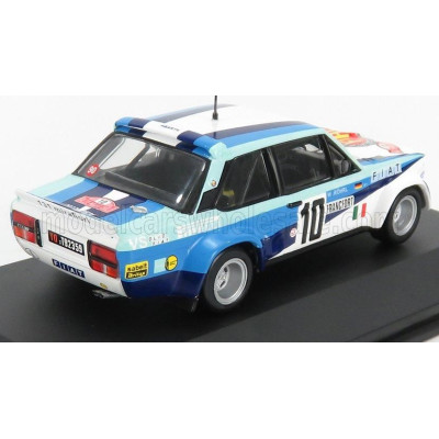 CMR FIAT 131 ABARTH TEAM FIAT ITALIA N 10 WINNER RALLY MONTECARLO 1980 W.ROHRL - C.GEISTDORFER - WHITE 2 TONE BLUE 1/43