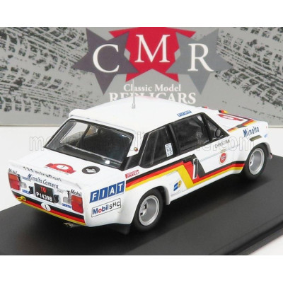 CMR FIAT 131 ABARTH N 1 WINNER RALLY HUNSRUCK 1979 W.ROHRL - C.GEISTDORFER - WHITE RED 1/43