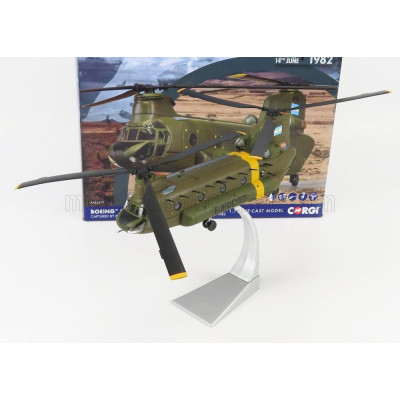 CORGI BOEING CH-47 CHINOOK HELICOPTER AE-520 ARGENTINE ARMY FALKLANDS WAR 1982 - MILITARY GREEN 1/72