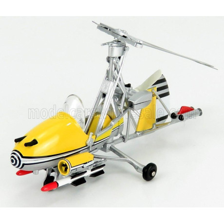 CORGI GYROCOPTER LITTLE NELLIE 1967 - JAMES BOND 007 - HELICOPTER YOU ONLY LIVE TWICE - YELLOW GREY 1/36