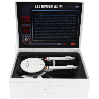 CORGI STAR TREK U.S.S. ENTERPRISE NCC-1701 - I SERIES - LIGHT GREY 1/2000