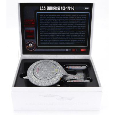 CORGI STAR TREK U.S.S. ENTERPRISE NCC-1701-D - THE NEXT GENERATION - GREY 1/2000