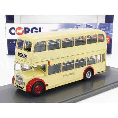 CORGI BRISTOL LODEKKA FS68 AUTOBUS WILTS AND DORSET 38A SALISBURY LIMITED STOP 1956 - CREAM RED 1/76