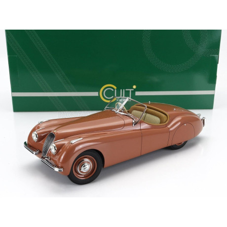 CULT SCALE MODELS JAGUAR XK120 OTS SPIDER CABRIOLET OPEN 1948 - BRONZE 1/18