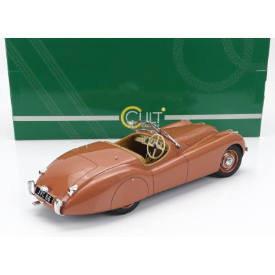 CULT SCALE MODELS JAGUAR XK120 OTS SPIDER CABRIOLET OPEN 1948 - BRONZE 1/18