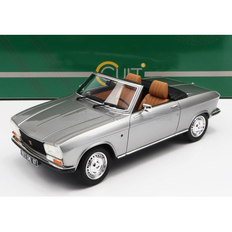 CULT SCALE MODELS PEUGEOT 304 CABRIOLET 1973 - SILVER MET 1/18