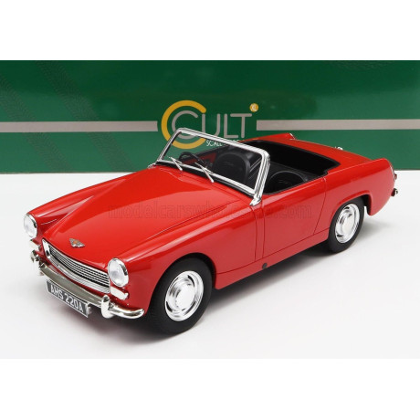 CULT SCALE MODELS AUSTIN HEALEY SPRITE SPIDER OPEN 1961 - RED 1/18