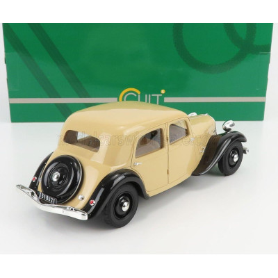 CULT SCALE MODELS CITROEN TRACTION AVANT 7CV 1934 - BEIGE BLACK 1/18