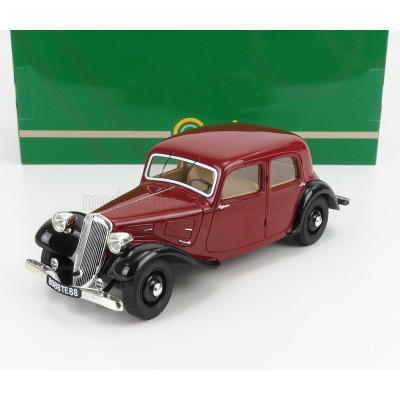 CULT SCALE MODELS CITROEN TRACTION AVANT 7CV 1934 - BORDEAUX BLACK 1/18