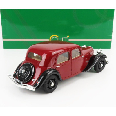 CULT SCALE MODELS CITROEN TRACTION AVANT 7CV 1934 - BORDEAUX BLACK 1/18