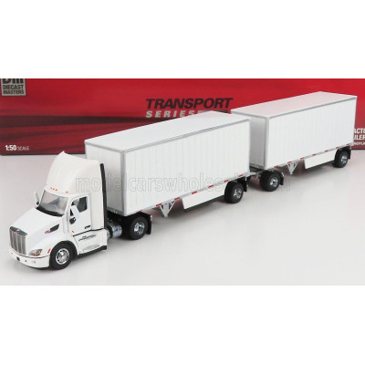 DM MODELS PETERBILT 579 TRUCK AUTO-ARTICOLATO 2011 - WHITE 1/50