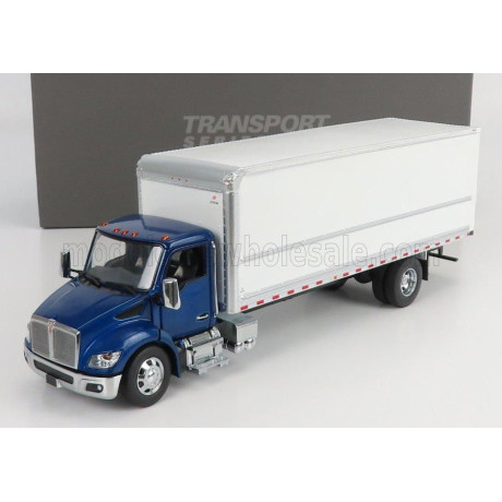 DM MODELS KENWORTH T280 TRUCK CASSONATO 2010 - BLUE WHITE 1/32