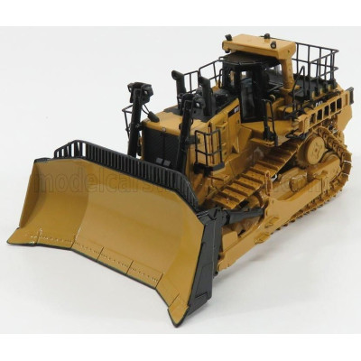 DM MODELS CATERPILLAR CATD11T RUSPA CINGOLATA - SCRAPER TYPE TRACTOR - YELLOW BLACK 1/50