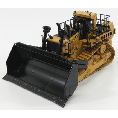 DM MODELS CATERPILLAR CATD11T CARRYDOZER RUSPA CINGOLATA - SCRAPER TYPE TRACTOR - YELLOW BLACK 1/50