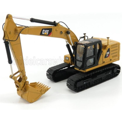 DM MODELS CATERPILLAR CAT323 ESCAVATORE CINGOLATO - TRACTOR HYDRAULIC EXCAVATOR - NEXT GENERATION - YELLOW BLACK 1/50
