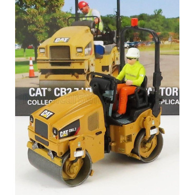 DM MODELS CATERPILLAR CATCB2.7 RULLO VIBRANTE MONOTAMBURO - SCHIACCIASASSI - STONE CRUSHER ROLL - UTILITY COMPACTOR - YELLOW BLA