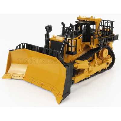 DM MODELS CATERPILLAR CARD11T RUSPA CINGOLATA - SCRAPER TRACK TYPE TRACTOR - YELLOW BLACK 1/64