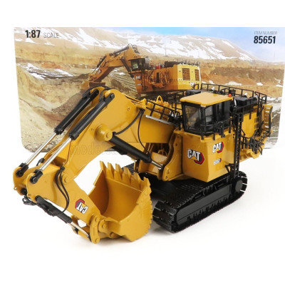 DM MODELS CATERPILLAR CAT6060 ESCAVATORE CINGOLATO - TRACTOR HYDRAULIC EXCAVATOR MINING FRONT SHOVEL SCRAPER - YELLOW BLACK 1/87