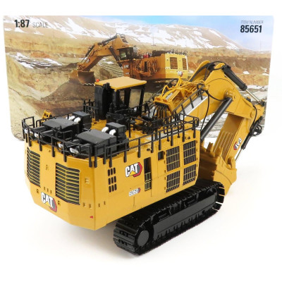 DM MODELS CATERPILLAR CAT6060 ESCAVATORE CINGOLATO - TRACTOR HYDRAULIC EXCAVATOR MINING FRONT SHOVEL SCRAPER - YELLOW BLACK 1/87