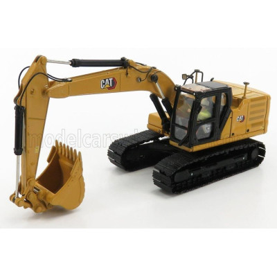 DM MODELS CATERPILLAR CAT323 ESCAVATORE CINGOLATO - TRACTOR HYDRAULIC EXCAVATOR - YELLOW BLACK 1/50