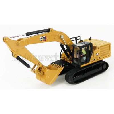DM MODELS CATERPILLAR CAT336 ESCAVATORE CINGOLATO - TRACTOR HYDRAULIC EXCAVATOR - YELLOW BLACK 1/87