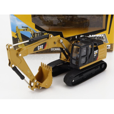DM MODELS CATERPILLAR CAT320F L ESCAVATORE CINGOLATO - TRACTOR HYDRAULIC EXCAVATOR - YELLOW BLACK 1/64