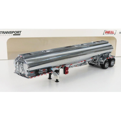 DM MODELS TRAILER FD9300/DT-C4 TANKER PETROLEUM FOR TRUCK - CHROME 1/50