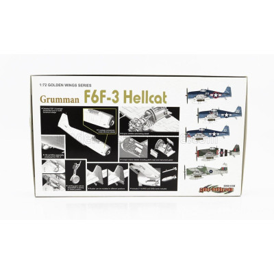 DRAGON ARMOR GRUMMAN F6F-3 HELLCAT MILITARY AIRPLANE 1946 1/72