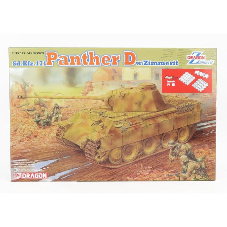 DRAGON ARMOR TANK PANTHER D MILITARY 1944 1/35