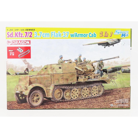 DRAGON ARMOR CARRIER HALF SD.KFZ.7/2 TRUCK CINGOLATO MILITARY 1942 1/35
