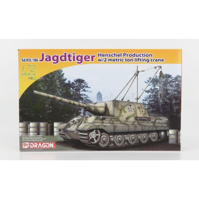 DRAGON ARMOR TANK SD.KFZ.186 JAGDTIGER MILITARY 1/72