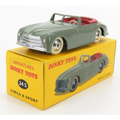 EDICOLA SIMCA 8 SPORT SPIDER 1955 - GREY 1/43