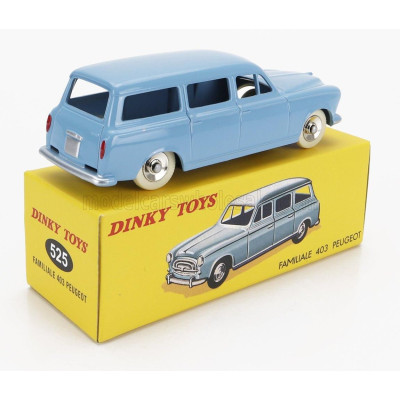 EDICOLA PEUGEOT 403 FAMILIALE 1969 - LIGHT BLUE 1/43