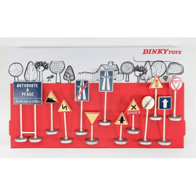 EDICOLA ACCESSORIES CARTELLI SEGNALETICA STRADALE - PANNEAUX DE SIGNALISATION ROUTIERE ROUTE - VARIOUS 1/43