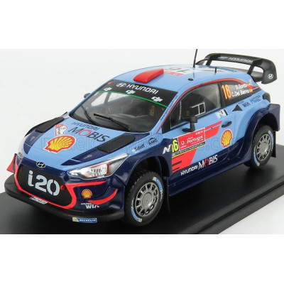 EDICOLA HYUNDAI i20 WRC N 16 RALLY PORTUGAL 2018 DANI SORDO - CARLOS DEL BARIO - 2 TONE BLUE RED 1/24