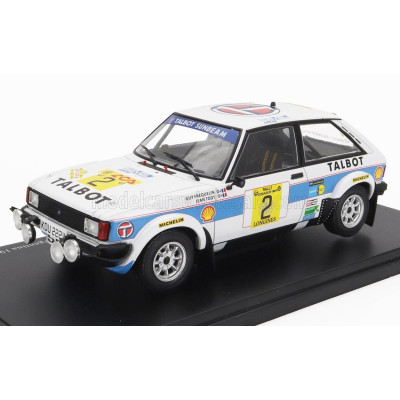 EDICOLA TALBOT SUNBEAM LOTUS (night version) N 2 WINNER RALLY CODASUR ARGENTINA 1981 G.FREQUELIN - J.TODT - WHITE LIGHT BLUE 1/2