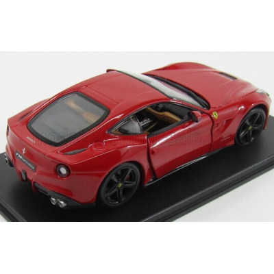 EDICOLA FERRARI F12 BERLINETTA 2012 - CON VETRINA - WITH SHOWCASE - RED 1/24