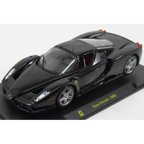 EDICOLA FERRARI ENZO 2002 - CON VETRINA - WITH SHOWCASE - BLACK 1/24