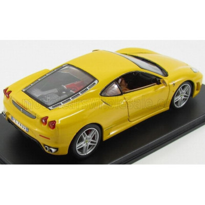 EDICOLA FERRARI F430 2004 - CON VETRINA - WITH SHOWCASE - YELLOW 1/24